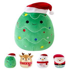 20cm Christmas Plushies Plush Xmas Tree Toy for Kids,Cute Xmas Tree Squishy Christmas Plush Pillow Toy Soft Toy 8" Stuffed Animal Christmas Tree Plushies Toys for Girls Boys Gift Xmas Cuddly Toy