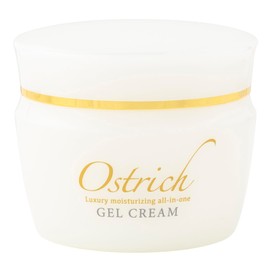 Ostrich Gel Cream, 1.8 oz (50 g), Fragrance-free, Additive-Free, Made in Japan