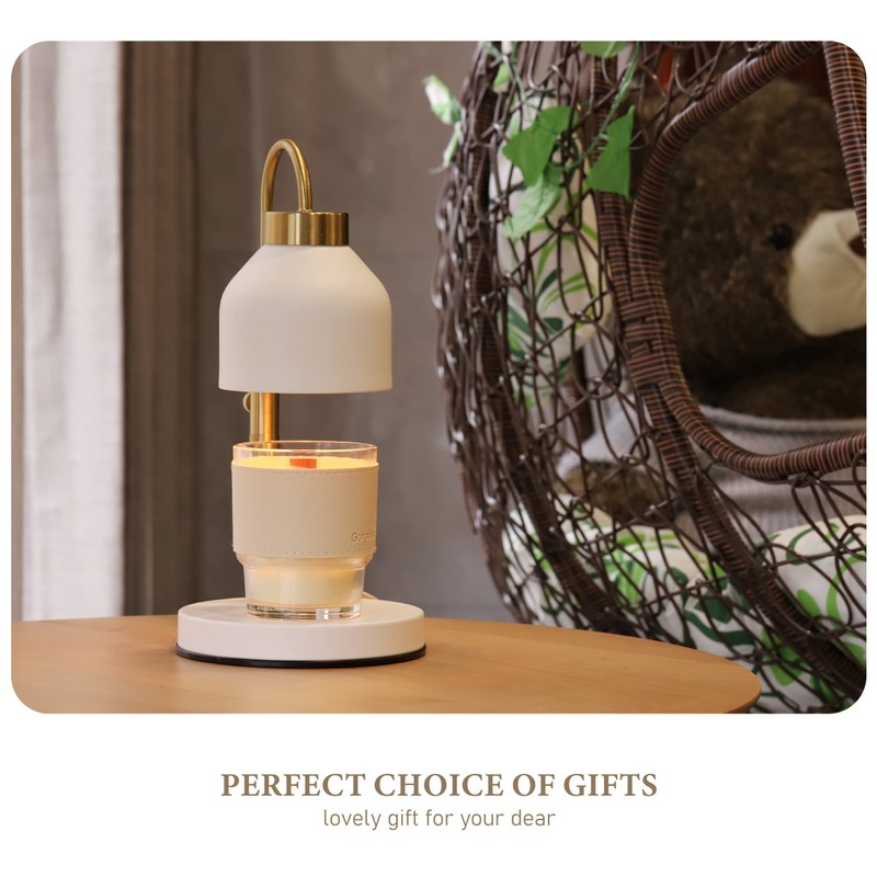 AIKUT Candle Warmer Lamp, with 2 Bulbs,Timer & Dimmer,Compatible with