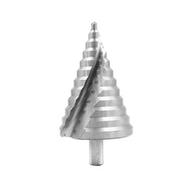 ZONADA HSS Spiral Step High Speed Drill Bit Multi Hole Cutter 6mm-60mm Total 12 Steps Sizes Hole Cutting, Enlarge, Metal Sheet, PCV, Woodworking