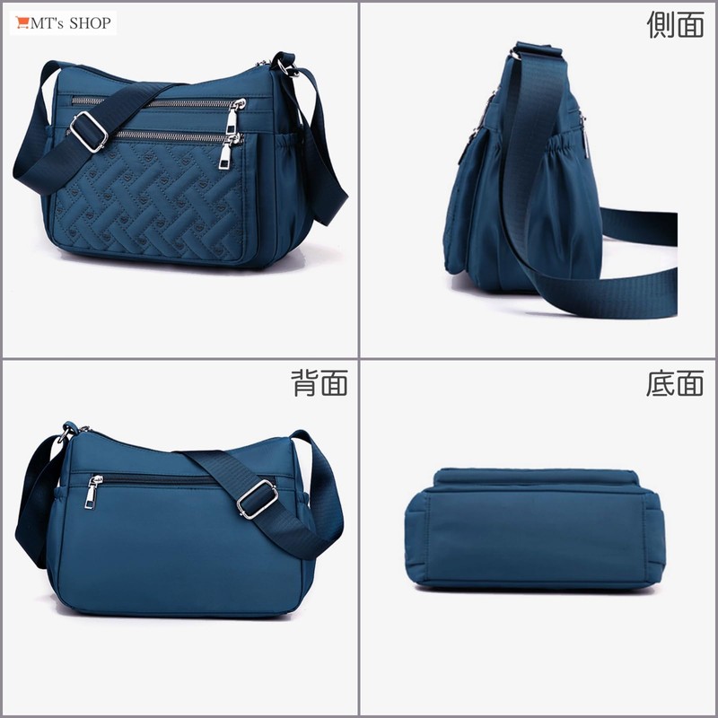 MT's Shop SH371 Women's Shoulder Bag, Pochette, Waterproof, Lightweight, Small,