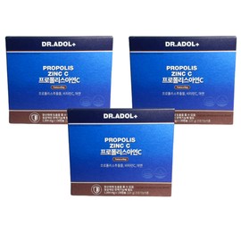 Doctor Adol Dr. Adol Pro Plus Freepolis Antioxidant Propolis Zinc C boosts immunity for 6 months / 닥터아돌 프로플러스 프리폴리스 항산화 프로폴리스아연c 높이는 면역력 6개월분