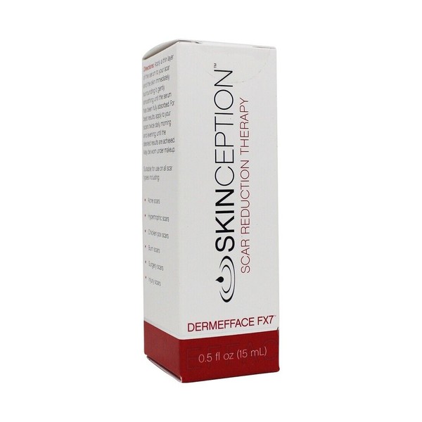 Skinception Dermefface FX7  0.5 Fluid. Oz Scar Reduction Treatment for acne