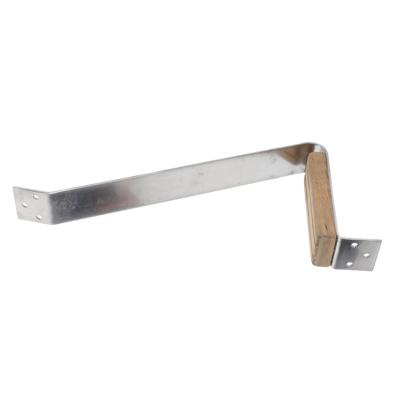 11‑1/4x5‑1/8in Teak Mast Steps Marine Grade 304 Stainless Steel Mast