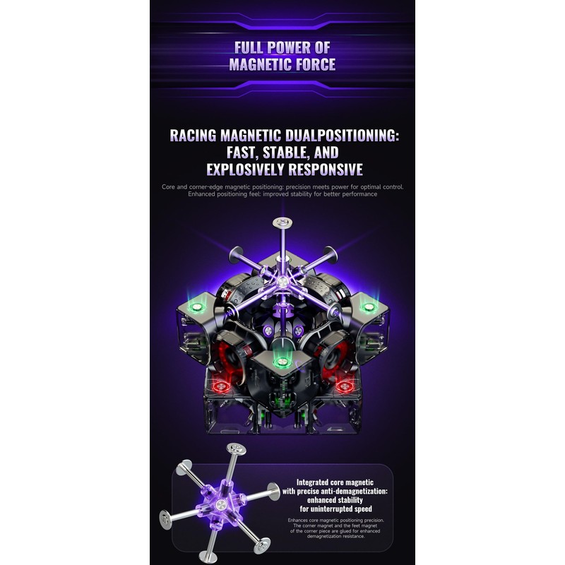 Kancharo XMD Series [With Pouch/Genuine] Magnetic Competition Cube (Stickerless, XT3