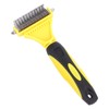 Pet Dematting Comb Stainless Steel Effective Ergonomic Pet Deshedding Tool