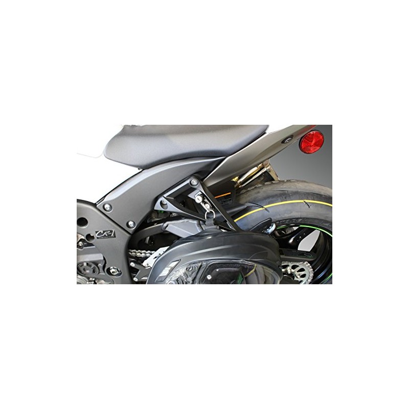 Kijima ZX-10R Motorcycle Parts Helmet Lock, Black, 2016-2017 Kawasaki 303-1583