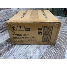 Sunco 12 Pack 4 Inch LED Recessed Lights, Slim Canless Ceiling Lighting