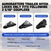 2 5/16 Ball Hitch Lock,Heavy Duty Trailer Tongue Coupler Lock