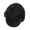 LLmoway Men Women Winter Knit Hat with Visor Warm Cuff
