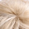 Elegant Short Blonde Curly Hair Wig for Women Fluffy Synthetic
