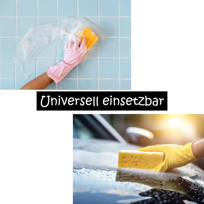 Viscose Sponge, Yellow, 150 x 110 x 35 mm, All-Purpose