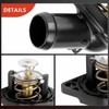 A-Premium Engine Coolant Thermostat Housing Assembly with O-ring Compatible with
