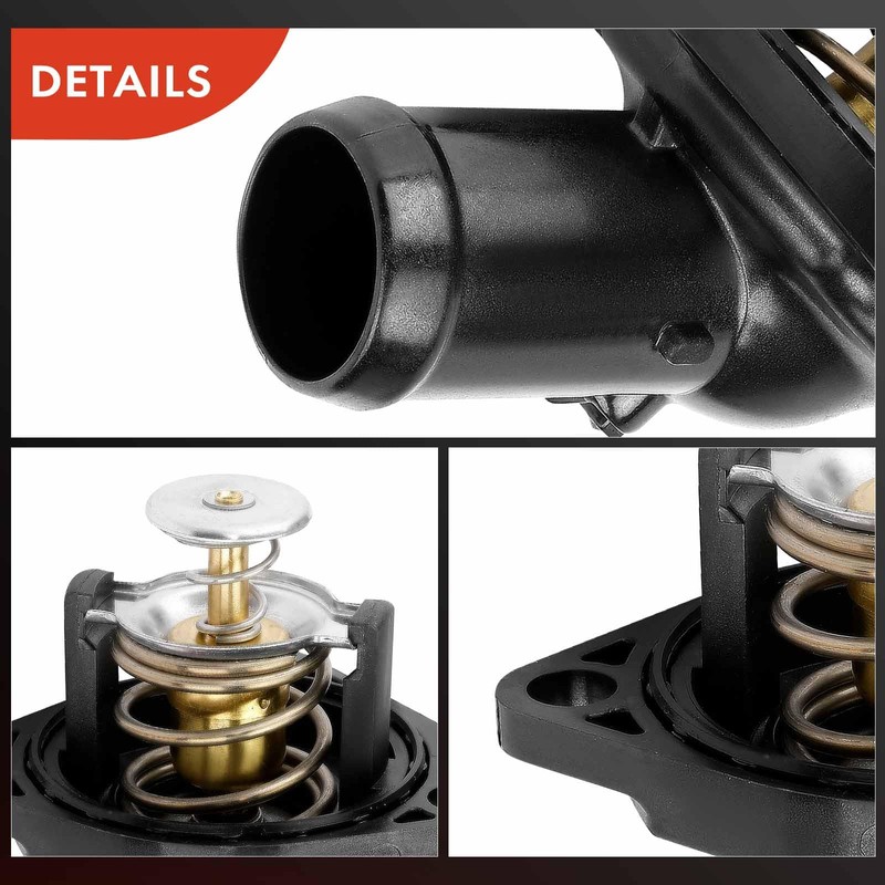 A-Premium Engine Coolant Thermostat Housing Assembly with O-ring Compatible with