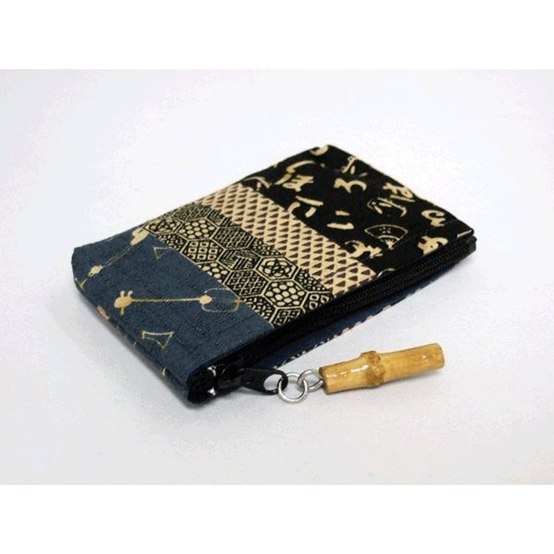 Coin Purse Coin Case Wallet with Zipper Japanese Pattern Age,