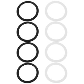 eMagTech 4 Pairs of Replacement O-Ring Seals for 110 mm Large Sink Draining Bottles.