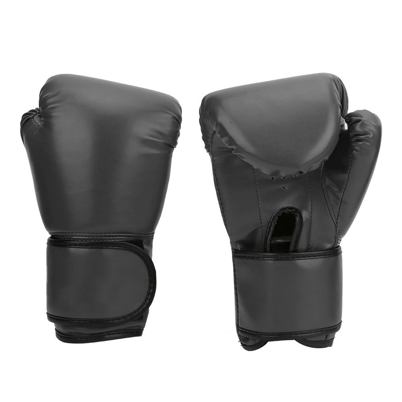 Professional PU Leather Boxing Gloves Breathable Sanda Sparring Sandbag Mitts