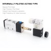 Baomain Pneumatic Air Control Solenoid Valve 4V210-08 220V Ac 5
