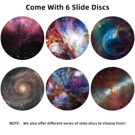 Realistic Discs - Discs for Ainael Meteor and Galaxy Projector, 5K Ultra HD Discs for Home Planetarium, 6 Disc Set without Projector (Nebula 1)
