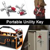 AHEJIOO 7 piece set, heating bleed key set, control cabinet