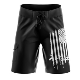 Tactical Pro Supply Pantalones Cortos con Bandera Americana, Bandera del Arsenal, 38