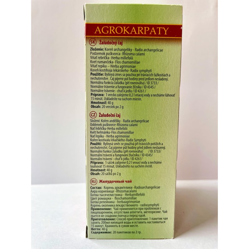 Stomach and Gastric Problems Pure Natural Herbal Tea Grown in