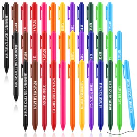 Affrolling 36 Pcs Funny Accountant Pens Accountant Ballpoint Pen Set Be Audit You Can Be Writing Ball Pens Accounting Firm Pens for CPA Christmas Accountant Gifts