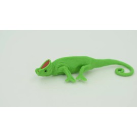 Safari Chameleon, Rubber Toy Lizard, Realistic Figure, Model, Replica, Kids 3" F3465