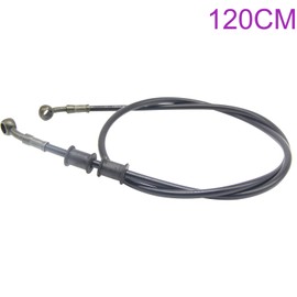 Línea de freno de motocicleta, manguera de freno inoxidable, embrague de freno de acero trenzado para motocicleta, paquete de 1, línea de freno flexible para bicicletas, motocross, bicicletas de calle