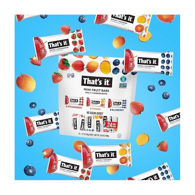 That’s it. That's It Mini Fruit Bars Strawberry, Mango, Blueberry