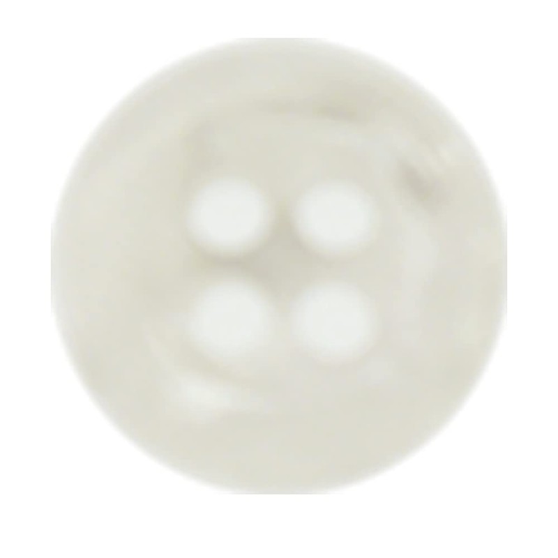 KAMINAGA Shirt Buttons, Pack of 10 (White, 0.4 inch (10