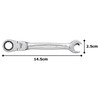 Tone Oscillating Quick Ratchet Glasses Wrench RMFQ-12 Double Side Width