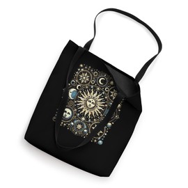Celestial Sun Moon Stars Boho Cosmic Galaxy Space Lover Tote Bag