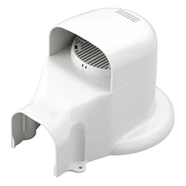 Inaba Denko LDWX-70L-W Plumbing Cosmetic Cover, Wall Corner, Air Conditioner Cap/Ventilation Air Conditioner, Wall Removal, White