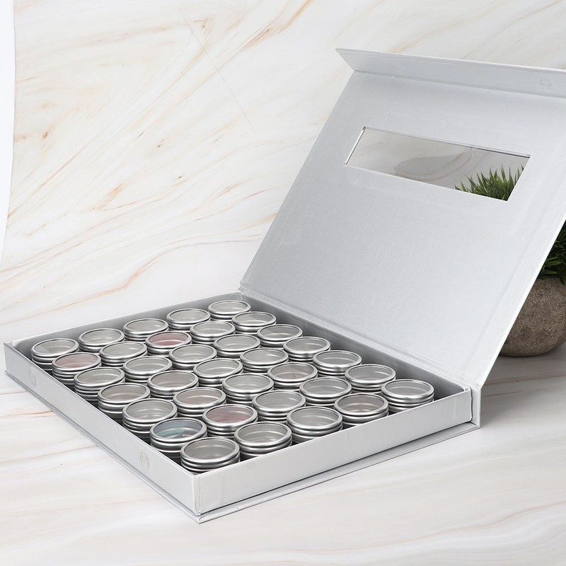 Nail Art Storage Box Nail Power Rhinestones Decorations Holder Manicure