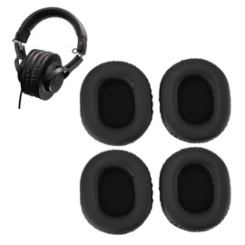 Replacement Earpads for Audio Technica ATH M50X M40X M30X M20X, Professional Studio Monitor Headphones with Protein Leather & Memory Foam Ear Cushions, 2 Pair