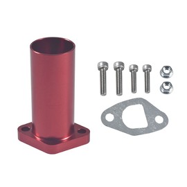 Intake Pipe With Adapter Manifold For 196cc 212cc GX200 CT200 pwk24 VM24 Go Kart Mini Bike Red