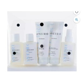 Oneiro Skincare Ready To Go All Natural Body & Hair 5 Pc & Bag Set TSA Ready