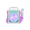 Kids' Unicorn Karaoke Boombox with LED Light Display, Microphone and