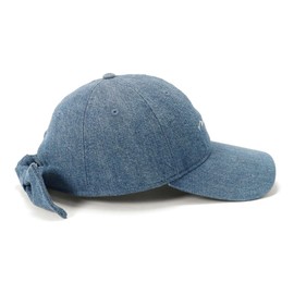 Newera 9TWENTY Long Visor/Ribbon NER35C5600 Handwritten Logo Ribbon ONSPOTZ Hat, washed denim, XL