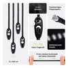 Set of 4 Tension Ropes for Attaching Warning Boards, Rubber