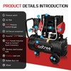 8Gal Portable Ultra Quiet Air Compressor, Max 115PSI 1.5HP 4.52CFM