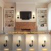 Battery Operated Wall Sconce: Set of 2 Wireless Wall Light