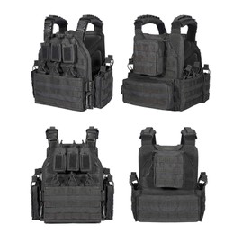 vAv YAKEDA Outdoor Quick ReleaseTactical Military Vest Airsoft Vest for Men