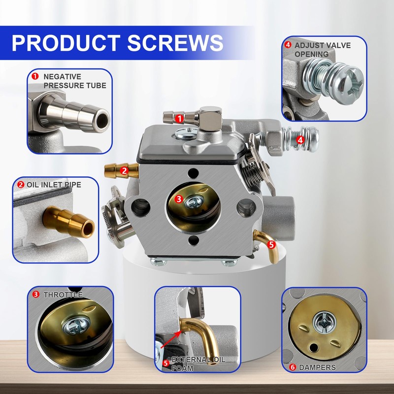 MOTOALL New Carb for ECHO CS-400 CS-370 CS-400F WT 985
