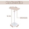 tonchean Portable Standing Desk, Adjustable Height 18’‘-47’’ Mini Floor Desk,
