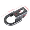 labwork 2 Pieces Front Black Tow Hooks with Hardwares Pair