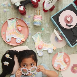 Meri Meri Roller Skate Plates (Pack of 8)