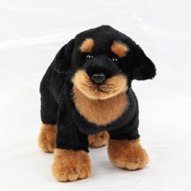 Teddys Rothenburg Cuddly Toy Dog Rottweiler 18 cm Standing Plush Dog Plush Toy