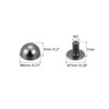 sourcing map Screw Back Rivets, 8 Sets 8x5mm Round Studs